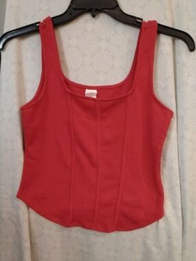 Red Dressy Tank Top